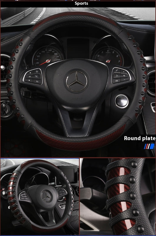 Funda de Volante de Cuero y Silicona para Todas las Estaciones - Image 24