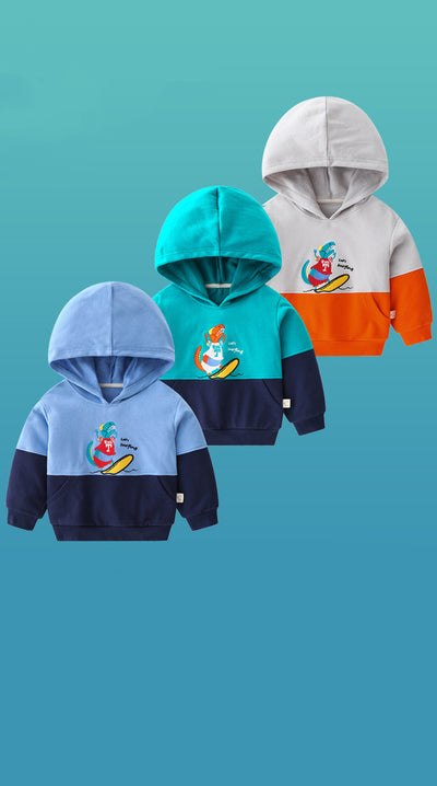 Sudadera con Capucha de Algodón para Niños - Colección Primavera