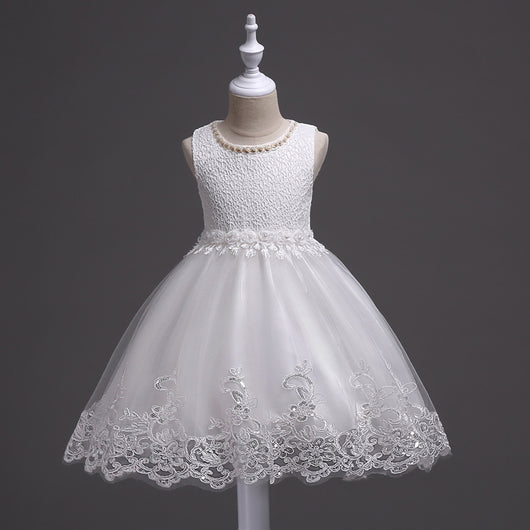 Vestido de Princesa para Niñas - Diseño Floral Elegante para Bodas y Celebraciones - Image 18