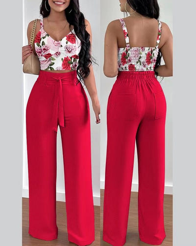 Conjunto de Dos Piezas con Tirantes para Mujer - Moda Elegante - Image 24