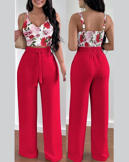 Conjunto de Dos Piezas con Tirantes para Mujer - Moda Elegante - Image 24
