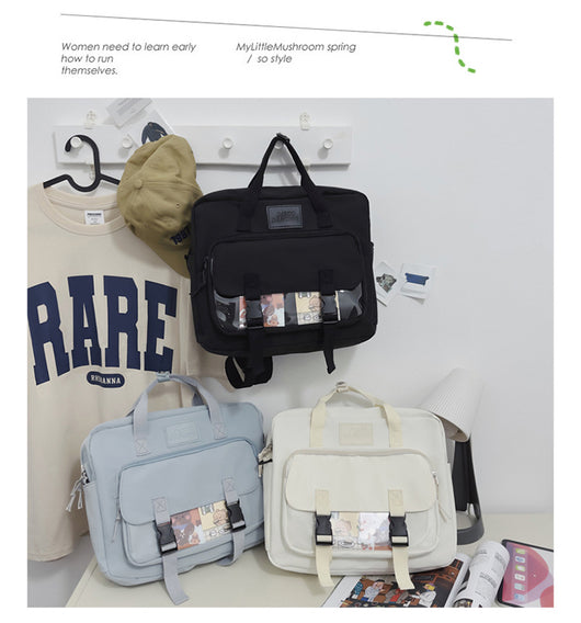 Mochila Tote Ligera Estilo Cute para Adolescentes y Estudiantes Universitarios - Image 19