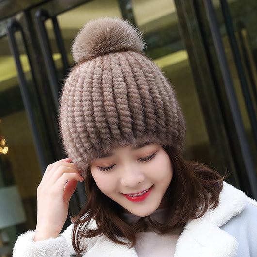 Gorro de Piel de Visón Coreano Premium - Calidez y Lujo - Image 7