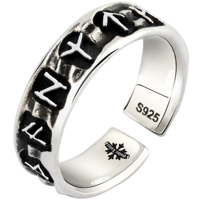 Anillo Vikingo Nórdico de Diseño Artesanal - Estilo Pirata y Totem
