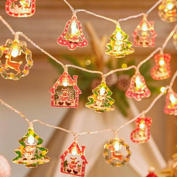 Cadena de Luces LED Multiusos - Árbol de Navidad, Muñeco de Nieve y Decoración Temática