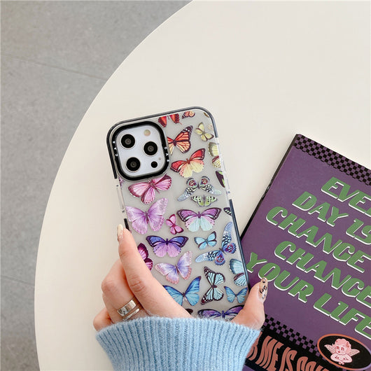 Funda Transparente Mariposa Compatible con iPhone 12 Mini, 11 Pro Max, X, XR, 8 y 7 Plus - Image 8