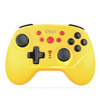 Black ipega wireless gamepad with gray joysticks, D-pad, and action buttons (X, Y, A, B) for gaming. - Image 7