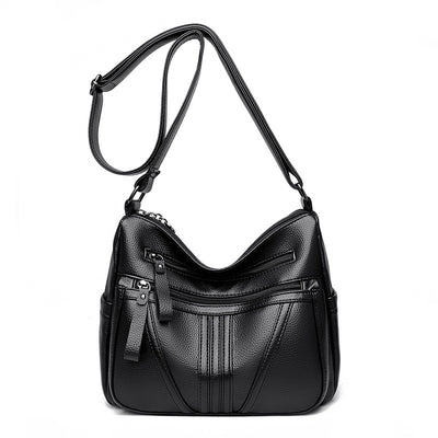 Bolso Mensajero de Cuero Genuino Estilo Minimalista - Image 6