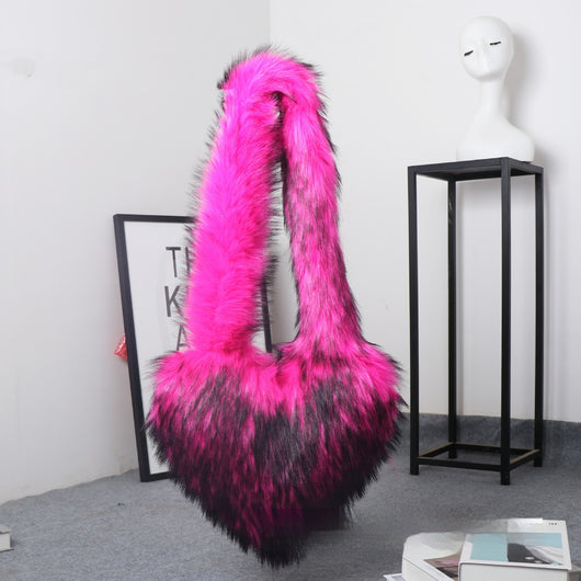 Bolso Crossbody de Peluche Suave con Gran Capacidad y Estilo Único - Image 12