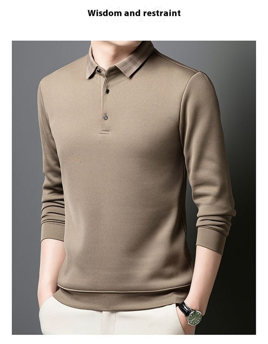 Chompa Polar Suelta para Hombre Otoño Invierno - Cuello Solapa Versátil - Image 13