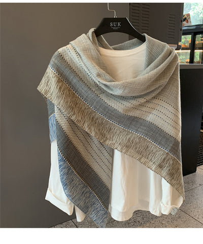Pañuelo de Seda Fina Protección Solar - Bufanda Versátil para Aire Acondicionado - Image 20