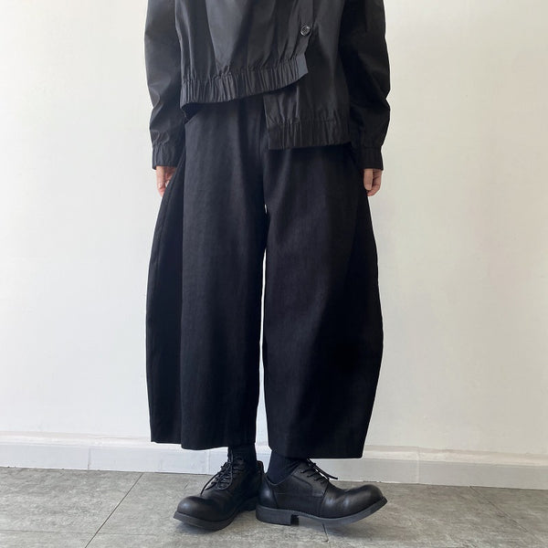 Pantalones Holgados Anchos Cropped para Hombre