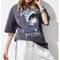 Playera de Algodón con Estampado Infantil y Manga 3/4