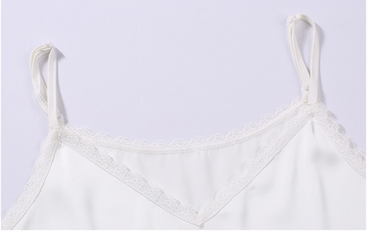 Chaleco Satinado Escote V sin Mangas para Mujer - Image 11