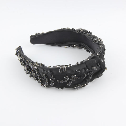 Diadema de Seda con Diamantes Incrustados - Image 12