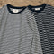 Playera Retro Americana de Rayas Horizontales para Hombre
