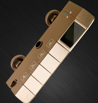 Conjunto de Ducha Termostático Piano Key en Cobre Puro - Image 18