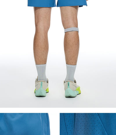 Shorts de Entrenamiento Hombre Cuatro Direcciones Stretch Costura Láser Transpirable Verano - Image 9