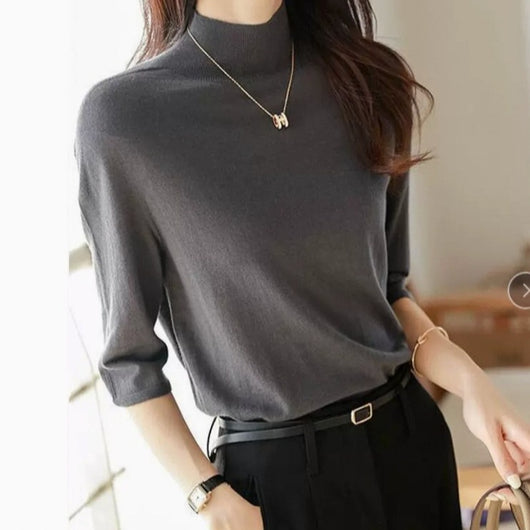 Polera Base Layer de Manga Media para Mujer