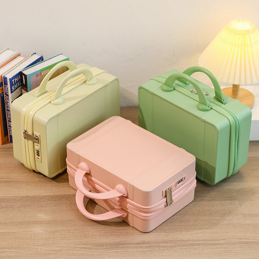 Maleta de Viaje Compacta 14 Pulgadas con Bolsa de Cosméticos