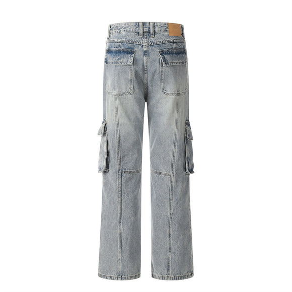 Macacão Jeans Punk Masculino - Design com Costura Reforçada