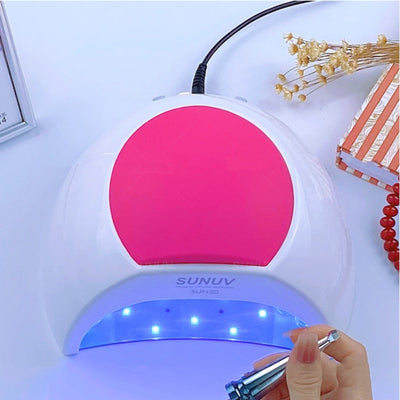 Lámpara UV LED 48W para Secado de Uñas - Fotopolimerizador Profesional sin Dolor