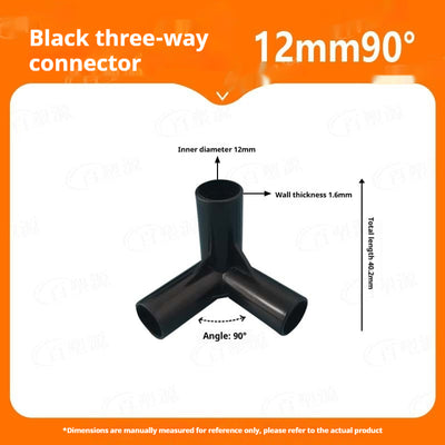 Conector Plástico de Tres Vías en Ángulo Recto - Image 3