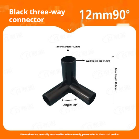 Conector Plástico de Tres Vías en Ángulo Recto - Image 3
