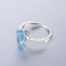 Anillo de Plata Esterlina con Piedra Natural - Diseño Minimalista