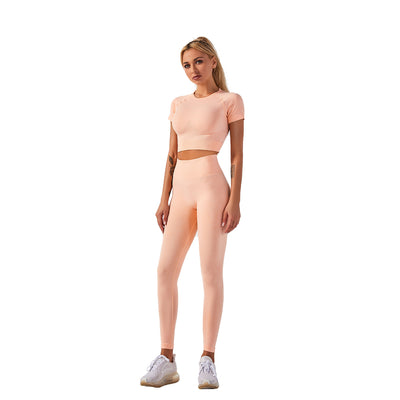 Conjunto Deportivo Mujer Yoga Sin Costuras - Diseño Seamless Ajustado - Image 13