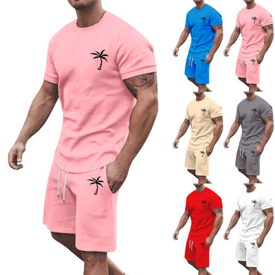 Conjunto Deportivo Shorts y Playera de Manga Corta