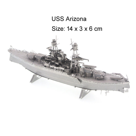 Modelo 3D Destructor Naval Metálico - Puzzle DIY de Ensamblaje - Image 11
