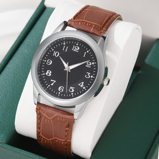 Reloj de Cuarzo para Hombre con Correa de Cuero - Image 33