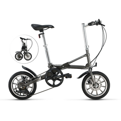 Bicicleta Plegable Ultra Compacta 14 Pulgadas - Portabilidad Instantánea - Image 6