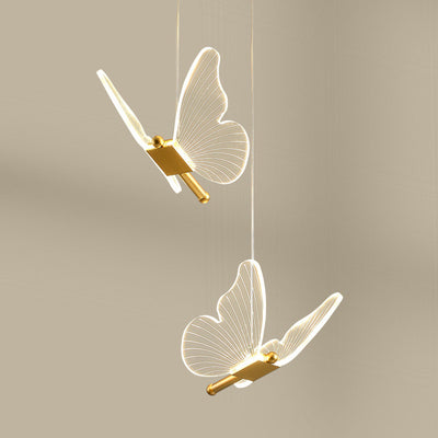 Lámpara Colgante Mariposa Minimalista para Mesita de Noche - Image 3