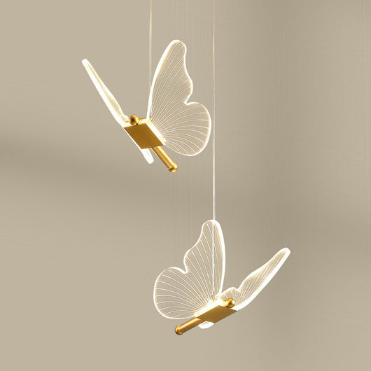 Lámpara Colgante Mariposa Minimalista para Mesita de Noche - Image 3