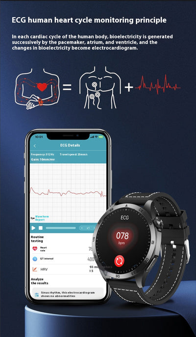 Reloj Inteligente ET485 con ECG y Llamadas Bluetooth - Image 23