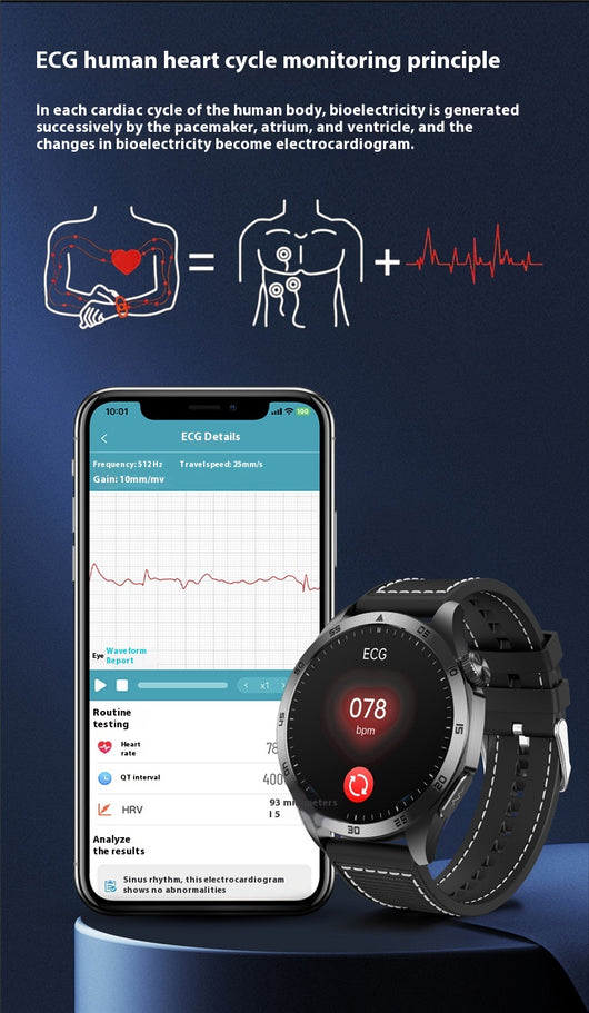 Reloj Inteligente ET485 con ECG y Llamadas Bluetooth - Image 23