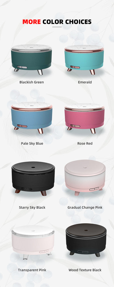 Difusor Ultrasónico Aromaterapia 500ml con Diseño Madera - Humidificador de Escritorio - Image 14