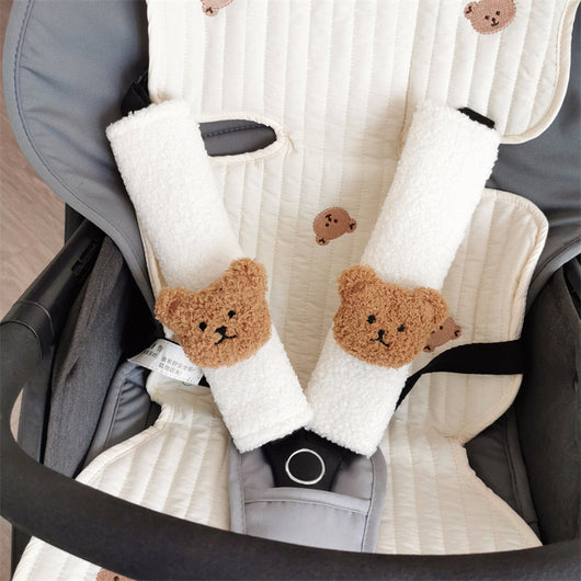 Protector de Cinturón de Seguridad Infantil con Diseño de Osito