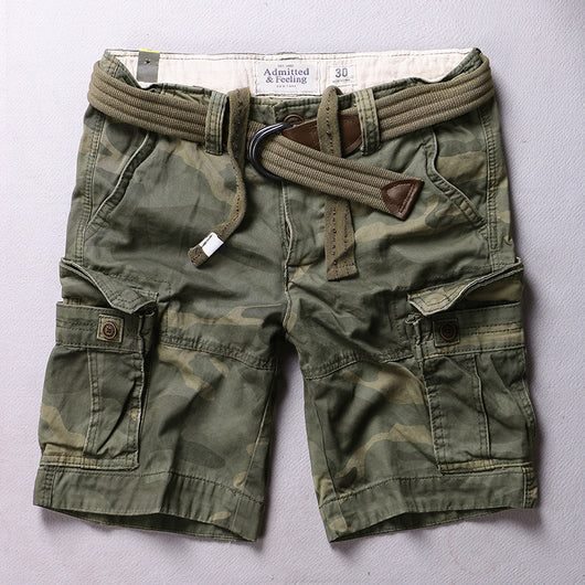 Pantalones Cortos Cargo Camuflaje Talla Grande para Hombre - Image 3