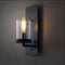 Lámpara de Pared Industrial en Hierro Forjado Estilo Loft