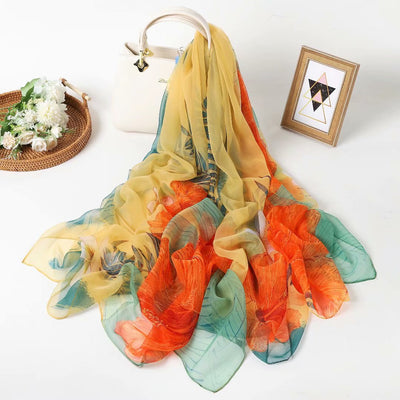 Pañuelo de Seda Yourou Versión Coreana - Complemento Versátil para Cualquier Ocasión - Image 14