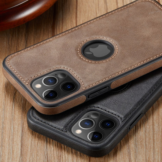 Funda para Celular con Patrón de Cuero y Costuras Decorativas - Image 11