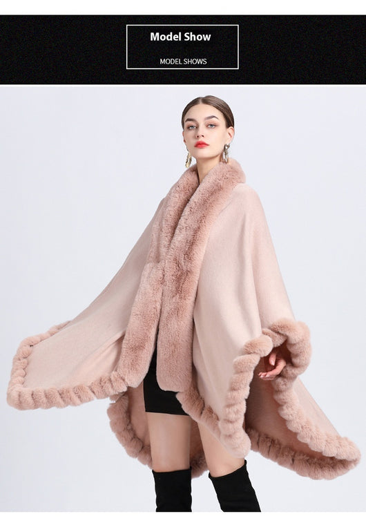 Cardigan Oversized con Cuello de Conejo - Abrigo Tejido Irregular Holgado - Image 14
