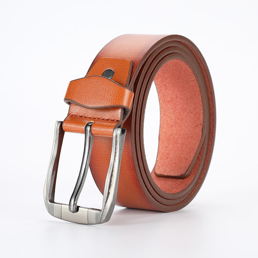 Cinturón Casual de Cuero Sintético para Hombre con Hebilla de Pasador - Image 12