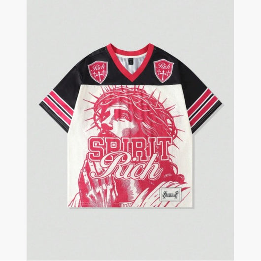 Playera Retro Vintage Malla Poliéster Estilo Americano - Image 6
