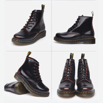 Botas Altas Estilo Británico para Parejas - Unisex con Cordones - Image 3