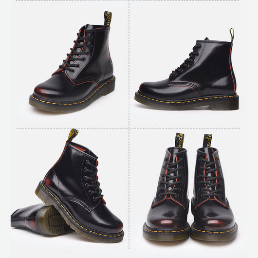 Botas Altas Estilo Británico para Parejas - Unisex con Cordones - Image 3
