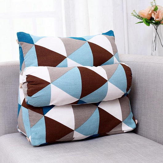 Cojín de Cintura Triangular Desmontable y Lavable para la Cama - Image 8